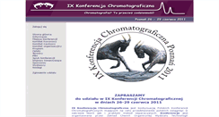 Desktop Screenshot of 9chromatograficzna.konferencja.org